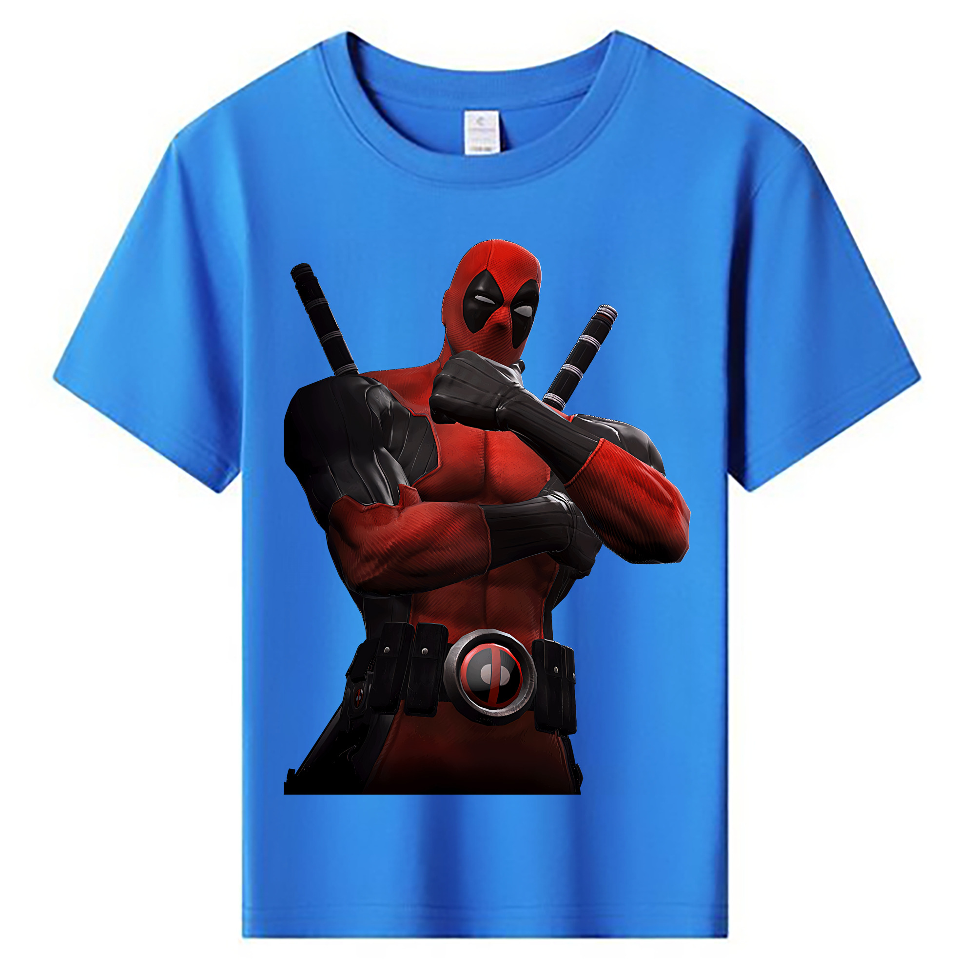 （画像用） Deadpool デッドプール 綿100％キッズTシャツ（フロントプリント）